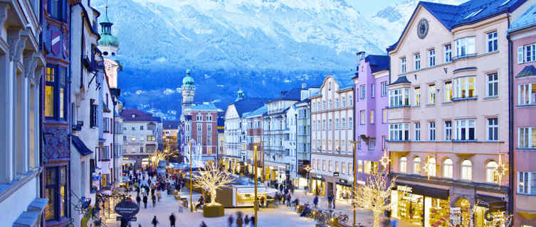 image showing the city centre of Innsbruck (Maria-Theresien-Straße)